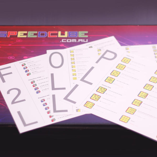 CFOP Algorithm Sheets OLL PLL F2L | PDF DOWNLOAD Digital Download SPEEDCUBE.COM.AU 